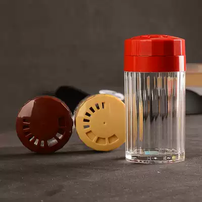 Acrylic seasoning powder bottle Rotating cap Pepper bottle Barbecue bottle Hotel transparent bottle Salt powder bottle