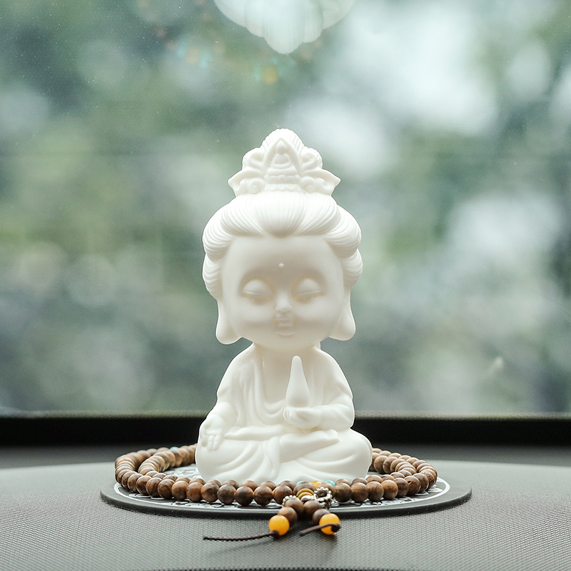 Guang An audio creative vehicle on board Buddha statue in car decoration personality new car parts car accessories