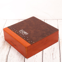 New Birds Nest Cordyceps Packaging Box Gift Box Wooden Box High-grade Gift Gift Box Leather Embossed Box Wholesale Custom