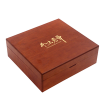 Cordyceps packaging box high-grade wooden Cordyceps sinensis gift box new empty box solid wood grain gift box wholesale customization