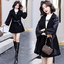 Four seasons of green womens clothing new Hangzhou 2021 autumn and winter small sub-lambs with two sides wearing leather-fur integrated coat
