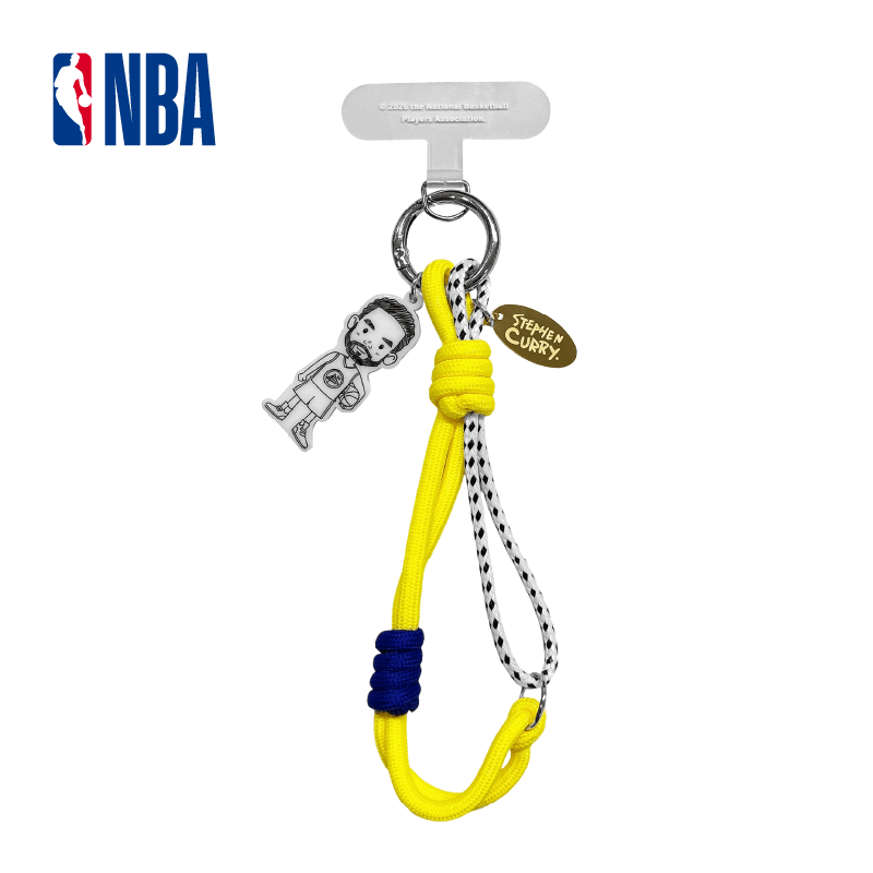 Nba Star Two-Tone Phone Lanyard Curry Doncic Vantama Detachable Anti-Loss Strap Keychain Accessory
