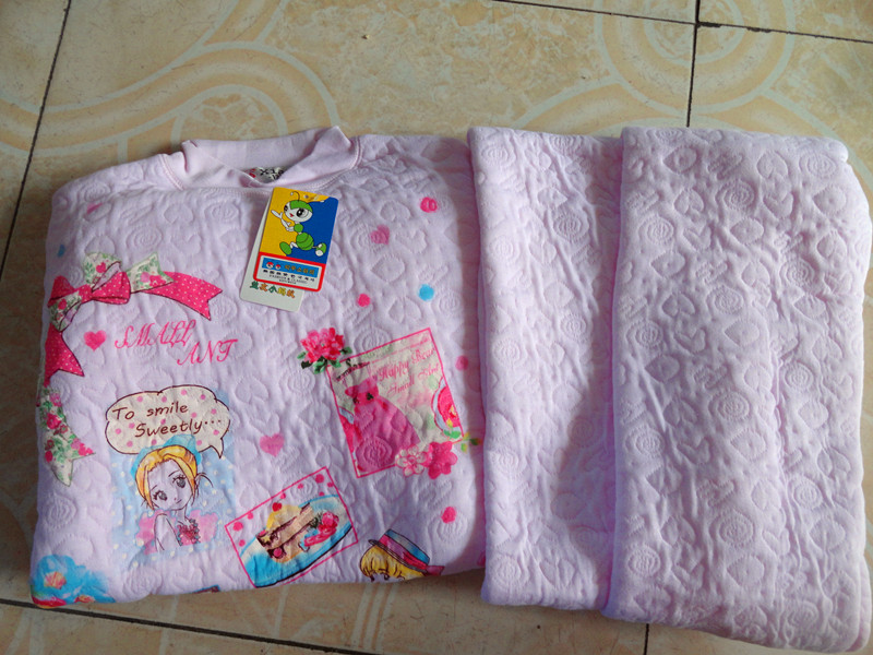 Yiyou kiến ​​nhỏ mùa xuân và mùa thu mùa đông cô gái và cô gái dày ba lớp cotton nhiệt đồ lót quần phù hợp với đồ ngủ sịp bé trai đẹp