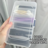 Коробка для хранения, ватные палочки для ресниц, одноразовая портативная база под макияж