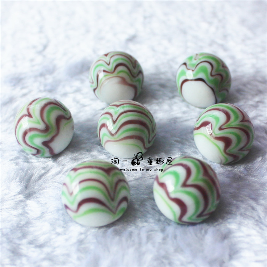 1 6 cm multi-color pattern striped glass ball swirl pattern glass ball pretending to be home wine as a gift for kindergarten