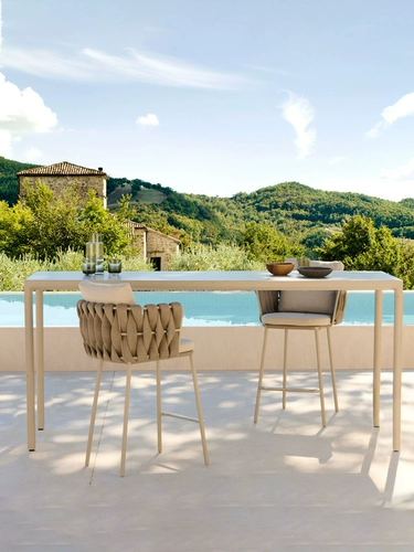 Дорожная уличная подставка для ног для отдыха, вилла из натурального дерева