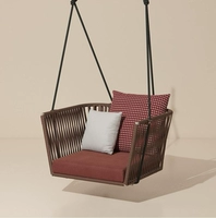 Бордовые качели