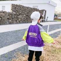(20% off for 1 piece)Boys  tide brand jacket spring and autumn childrens Korean spring mens jacket Western style spring childrens clothing
