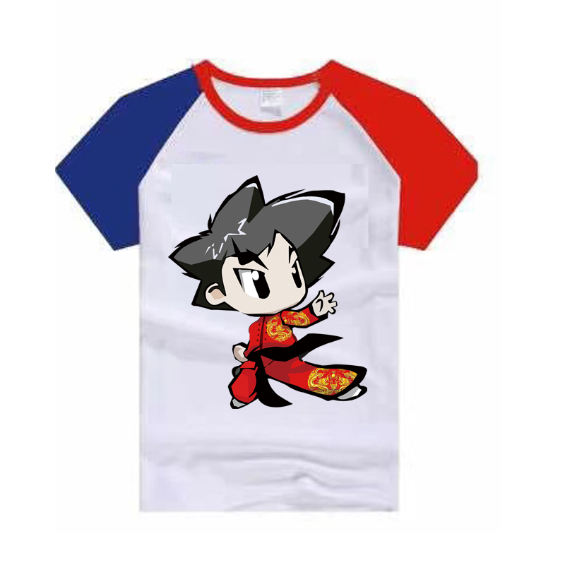 Taekwondo T-shirt speed dry children summer dress short sleeve martial arts mesh into human-shirt-printed word dress customised