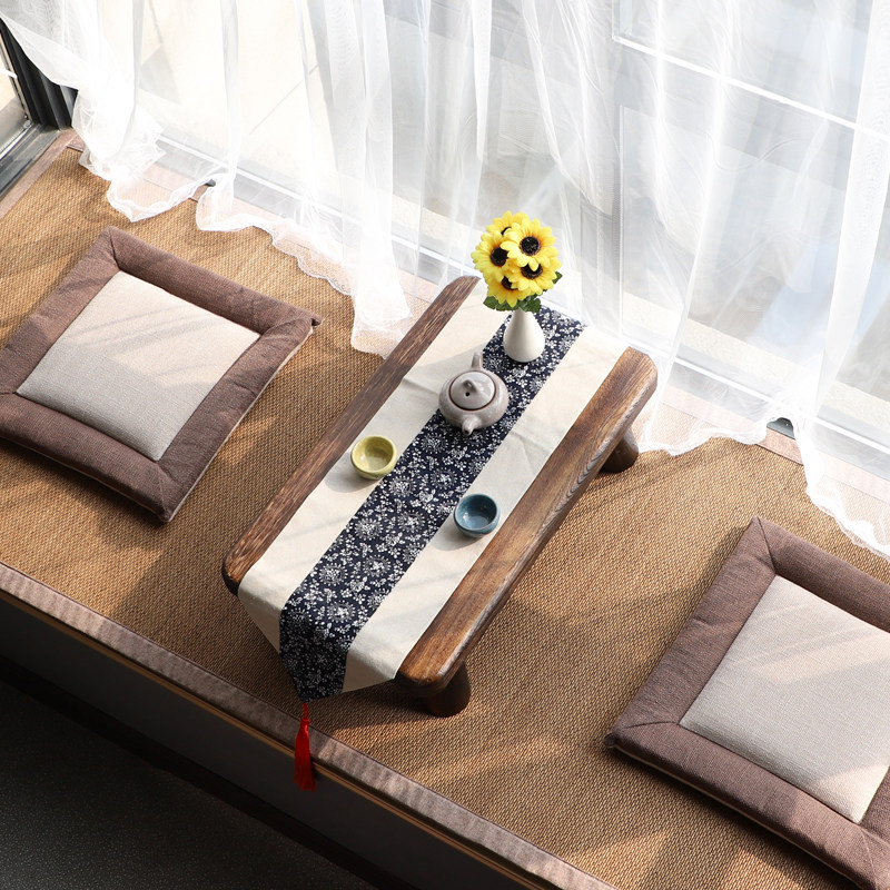 Japanese-style small low table bay window tea table tatami table sitting tatami coffee table solid wood low table small coffee table