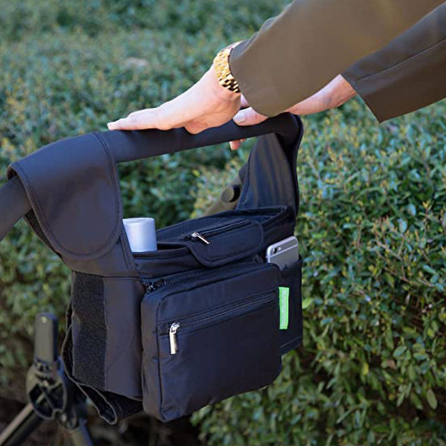 Baby stroller containing hanging bag baby Che large capacity black storage bag Folding and versatile new hanging bag