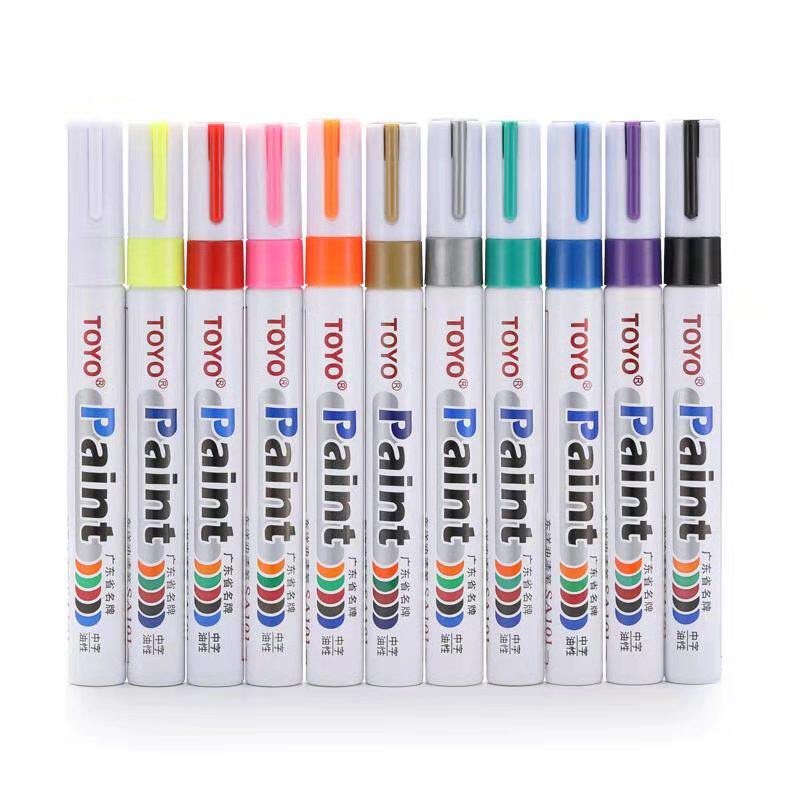 TOYO East Ocean Paint Pen SA-101 Tire Fill Paint Graffiti Signature White Note Pen Waterproof