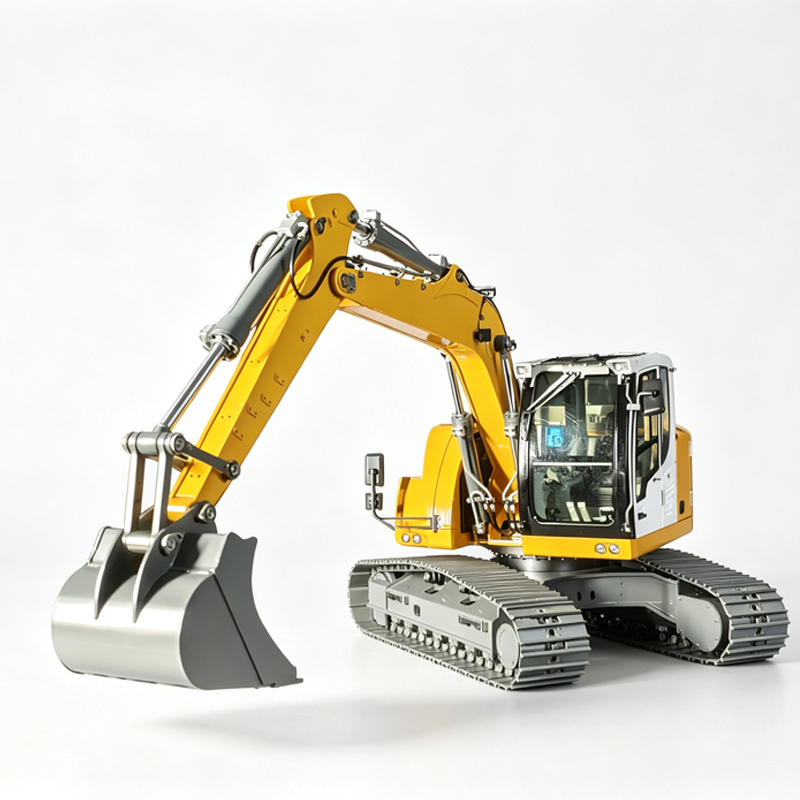 1/14 Scale Model Jdm-208 Hydraulic Excavator R920 Tailless 3-Way Valve Excavator with St8 Remote Control 7.5kg