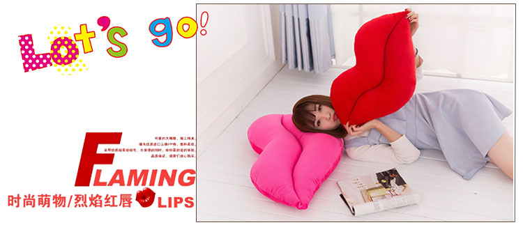 Môi gối lớn gợi cảm đôi môi đỏ dễ thương sáng tạo đồ chơi đôi vợ chồng món quà cưới gối sofa đệm gối kèm chăn