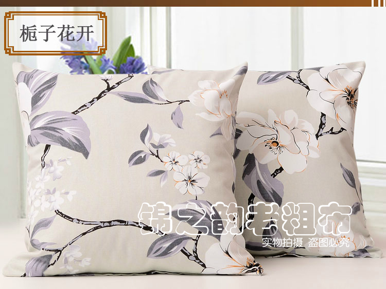 Bông cũ vải thô ôm gối không có lõi bông đệm văn phòng thắt lưng gối gối tựa lưng gối xe Chăn tiện ích