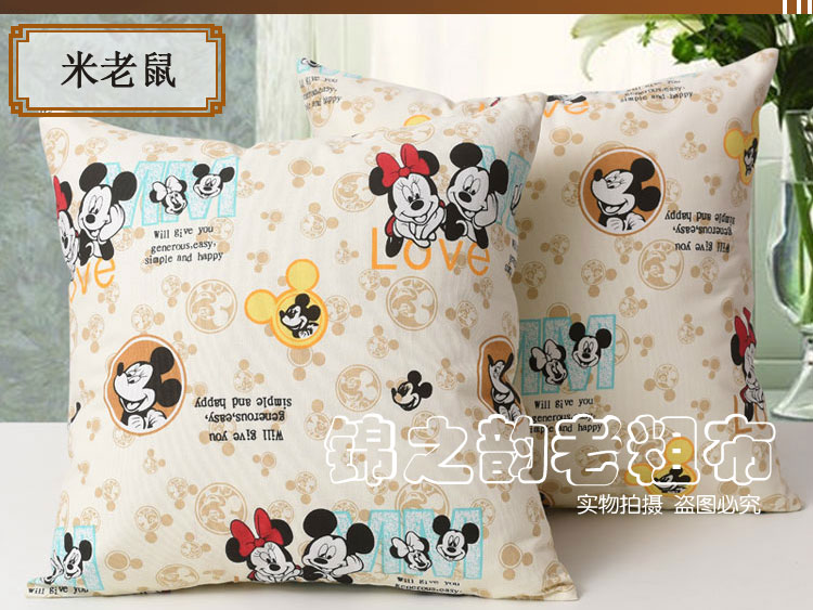 Bông cũ vải thô ôm gối không có lõi bông đệm văn phòng thắt lưng gối gối tựa lưng gối xe Chăn tiện ích
