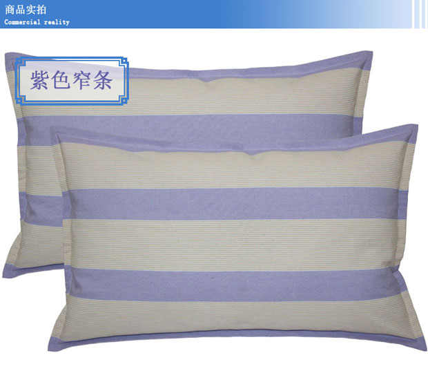 Chất liệu cotton dày thô cũ gối vải bông Học sinh gối lõi đơn đặt gối đôi hai từ - Gối trường hợp gối nằm cho bé