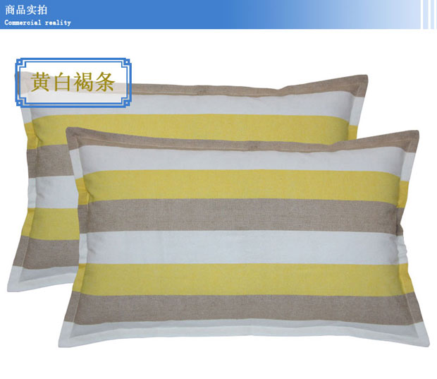 Chất liệu cotton dày thô cũ gối vải bông Học sinh gối lõi đơn đặt gối đôi hai từ - Gối trường hợp gối nằm cho bé