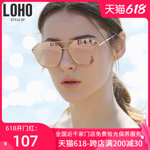 LOHO偏光太阳镜女显瘦韩版墨镜猫眼时尚新款潮网红眼镜防紫外线