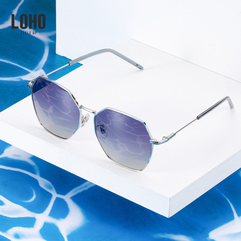 LOHO 女式几何镜框偏光太阳镜 天猫优惠券折后￥39包邮（￥159-120）2色可选