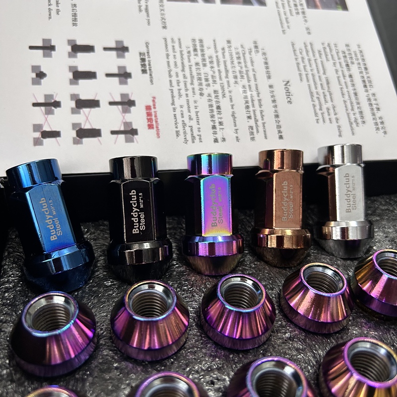 Buddyclub Forged Steel Wheel Hub Screw Caps Are Suitable for Subaru Brz Forester Wrx Legacy Modification