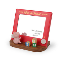 Jeancard Taiwan Woody Pix Series Stander Ham Desktop Mirror Makeup Mirror Cute Creative Pendulum