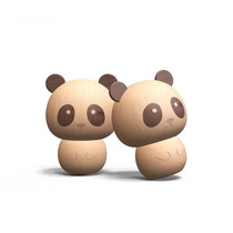 MOPSON Wooden Panda Toothpicks Box Creative Animal Toothpicks Cylinder Cartoon Kitchen Pint Table Pendulum pieces Joe relocating gifts