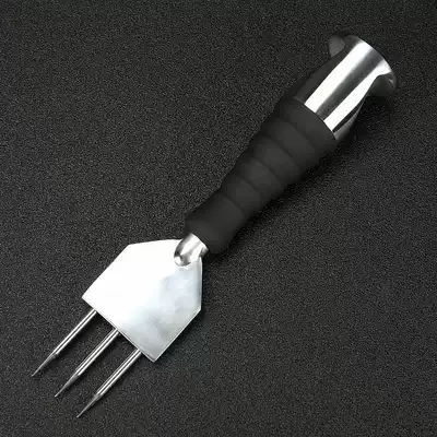 Bar new detachable Big Three Fork chisel ice cone bartender special ice chisel ice chisel ice chisel ice cone breaking ice cone