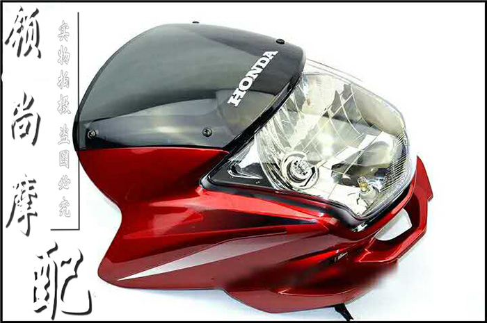 Áp dụng Wuyang Honda phía trước xe máy cánh trước WH125-B-11 che đậy đèn pha lắp ráp đèn pha đèn gầm xe máy