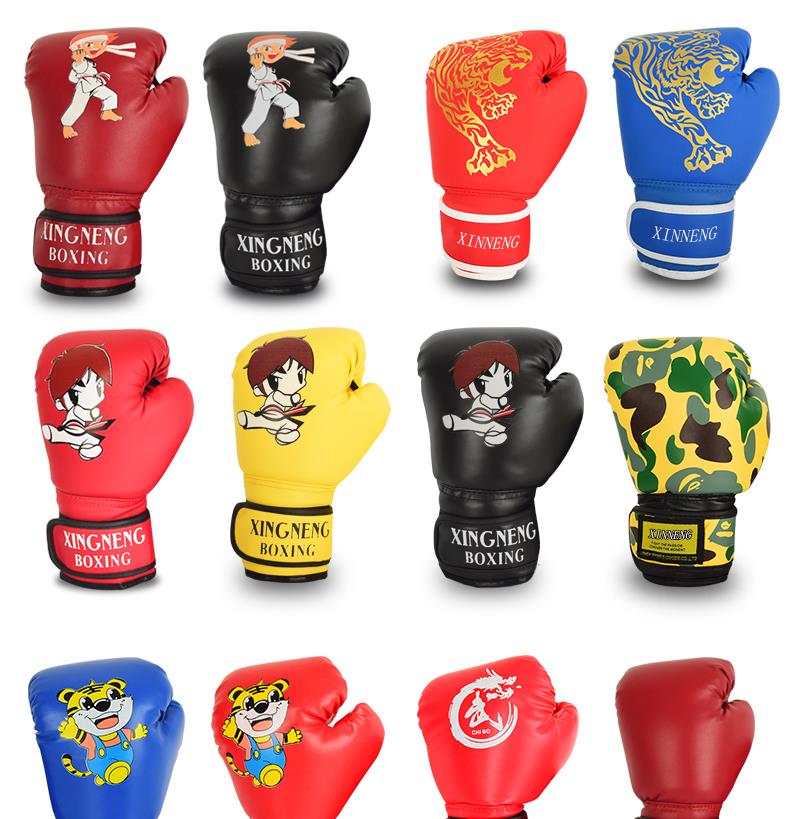 Boxing Sanda Thiết bị Găng tay Đào tạo Muay Thai Children Kids Kids Beginners Girls Red Fight Children Boxing - Taekwondo / Võ thuật / Chiến đấu bán bao cát tập võ