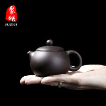 Juxi mini purple sand teapot small ornaments boutique can raise tea pet Xi Shi pot tea ceremony kung fu tea set accessories tea art