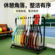 Gym, Sports Hall, Home Use, No-Drill Tennis Racket Rack, Multi-Racket Storage Rack, Children's Display Rack, Vertical Stand