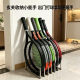 Gym, Sports Hall, Home Use, No-Drill Tennis Racket Rack, Multi-Racket Storage Rack, Children's Display Rack, Vertical Stand