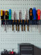 Nail-Free Household Pegboard Accessories Universal Hook Pliers Screwdriver Storage Rack Hardware Tool Organizer Display Rack