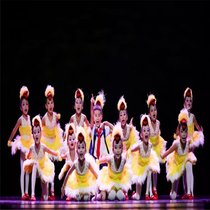 The 10th Xiaohe style Xiaoyao Island childrens performance costumes Childrens ducklings dream dance performance costumes