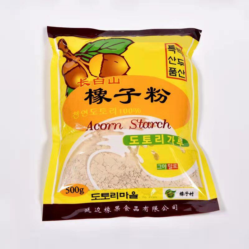 Oak powder Yanbian special produce oak starch cool powder with North Korean ethnic specialty food 500 gr cool powder