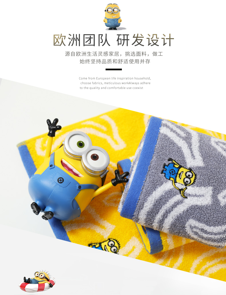 Jie Ya người nhỏ màu vàng mềm mại, thấm trẻ em bông khăn khăn nhỏ nhà bé - Khăn tắm / áo choàng tắm áo choàng spa