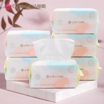 Lilyya disposable wash face towels pure cotton non-woven fabric dry and wet double-use cleaning face cosmetic towel 6 Packaging