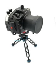 Diving camera shell Underwater macro triangle gimbal Butterfly clip Lamp arm bracket