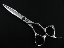 Hairdressing scissors thinning hairstylist flat scissors HY017-60W (6 inches) non-marking tooth scissors