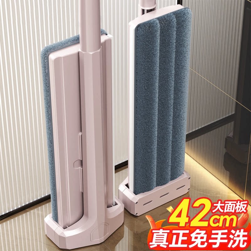 日本拖把家用一拖净2024新款懒人平板拖把拖布免手洗地拖拖地神器