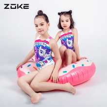 ZOKE Zhouke Children's Swimming Suit for Girls and Girls, New Little Ma Baoli Professional One Piece Training Youth Swimming Suit