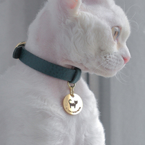 Ultra-small lightweight cat brand different shapes dog brand golden silver bone shield round stainless steel double-sided