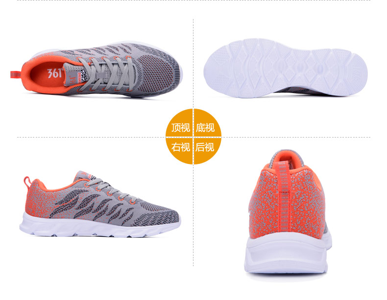 361 độ giày nam chính thức mùa hè mới giày chạy 361 lưới breathable giày chạy trọng lượng nhẹ thể thao giản dị giày người đàn ông giầy thể thao nữ