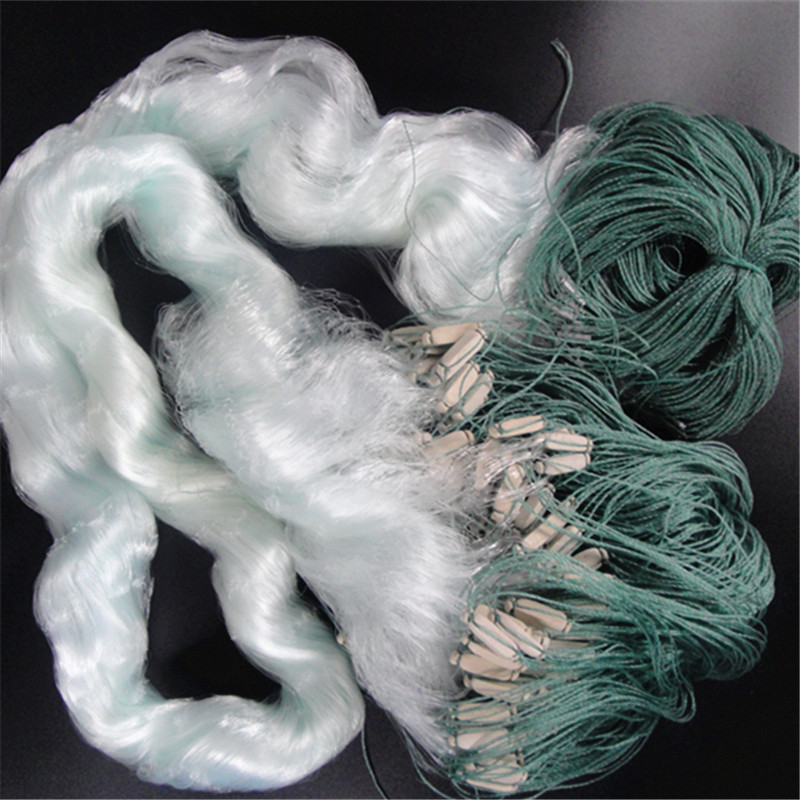 Single layer fishing net 2 5 fingers to 8 fingers 1 5 meters high sticky net carp crucian turtle big head silver carp fish net fishing hanging net