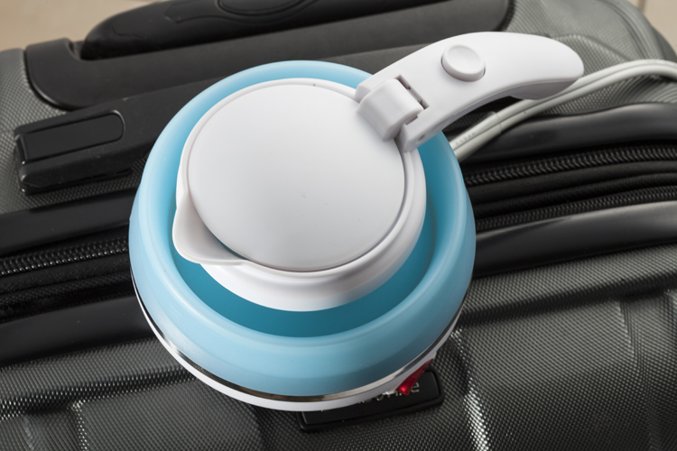 bình nước nóng siêu tốc Nhật Bản MCO du lịch gấp mini ấm đun nước điện dung lượng nhỏ ấm đun nước ngoài di động toàn cầu phổ biến 0,5L - ấm đun nước điện ấm siêu tốc osako