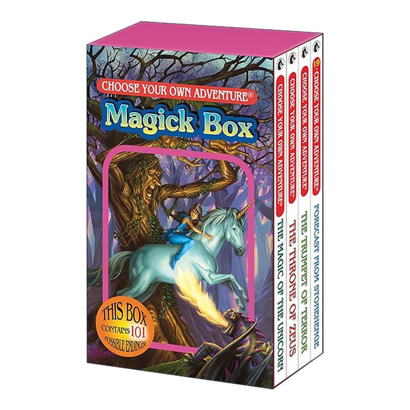 English Original Version Choose Your Own Adventure 4-Book Boxed Set Magick Box Adventure Crossroads Series Magic Box 4-Book Boxed Set English Version Imported English Original Books English Original Version Choose Your Own Adventure 4-Book Boxed Set Magick Box Adventure Crossroads Series Magic Box 4-Book Boxed Set English Version Imported English Original Books
