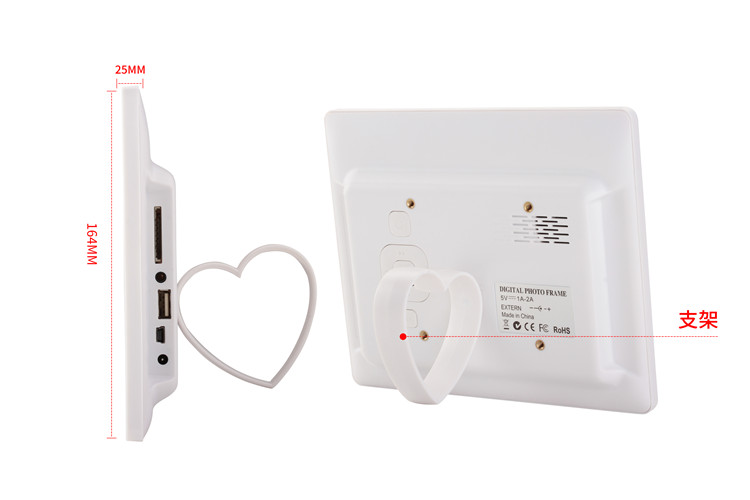 Màn hình LED cạnh hẹp mới 7 inch / 8 inch / 10 inch / khung ảnh kỹ thuật số đa chức năng máy ảnh quảng cáo điện tử độ phân giải cực cao 	khung ảnh kỹ thuật số andoer	
