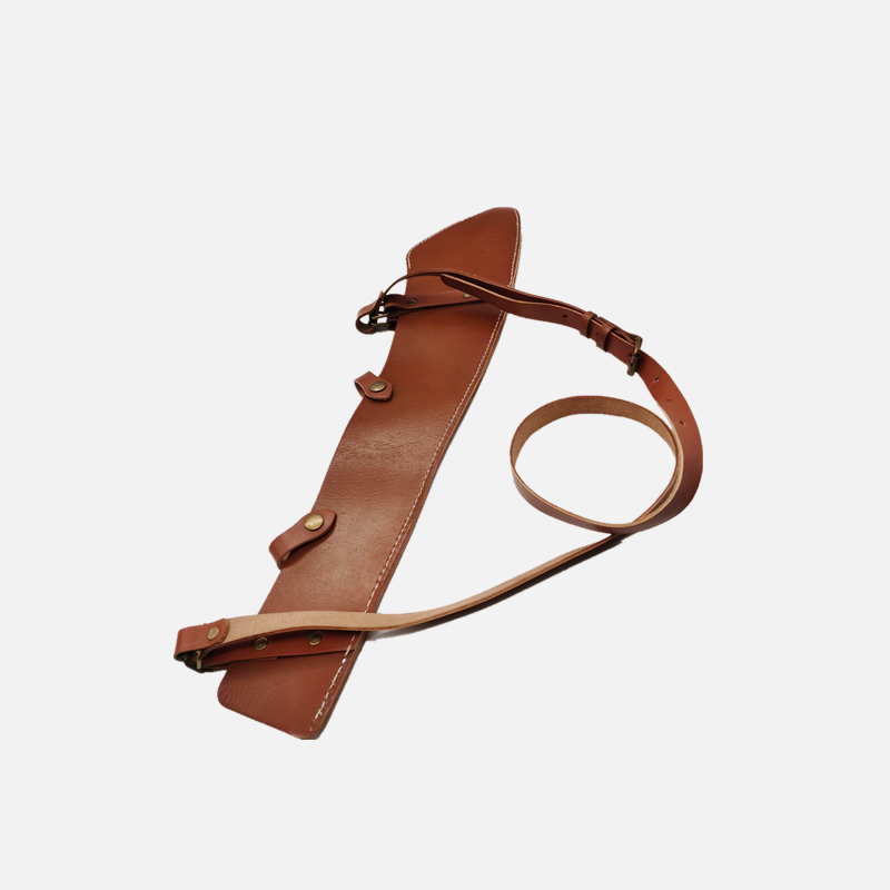 Film and TV props Red Army period cow leather large knife cover pure hand sewn