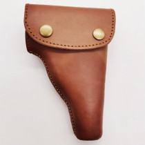 Film and television props pure handmade cowhide Chinese Peoples Liberation Army 77 pistol holster